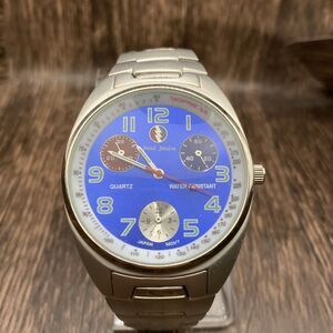 Vintage Paul Jardin Stainless Men’s Watch With Blue Dial New Working
